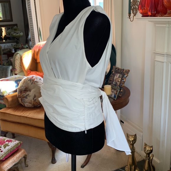 Brand new with tags Anthropologie wrap blouse. - Picture 8 of 9